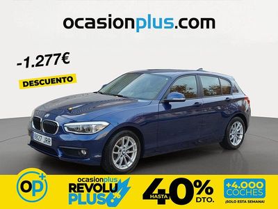 Usado BMW 116 116 CV (85 kW) 2016 Azul Utilitario