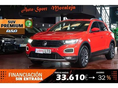 Usado VW T-Roc Sport 150 CV (110 kW) 2021 Rojo SUV