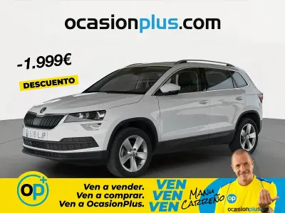 Usado Skoda Karoq Ambition 150 CV (110 kW) 2020 Blanco SUV