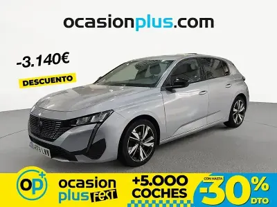 Usado Peugeot 308 Allure 130 CV (95 kW) 2022 Gris / plata Berlina