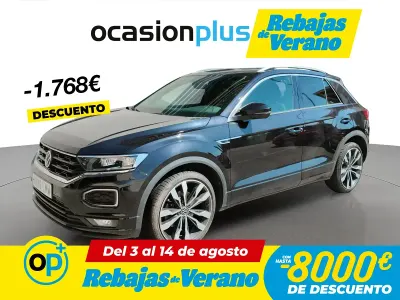 Usado VW T-Roc Sportline 150 CV (110 kW) 2021 Negro SUV