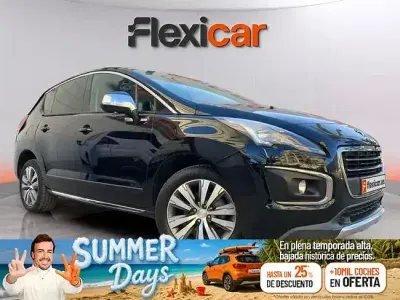 Usado Peugeot 3008 Allure 130 CV (95 kW) 2016 Negro Berlina