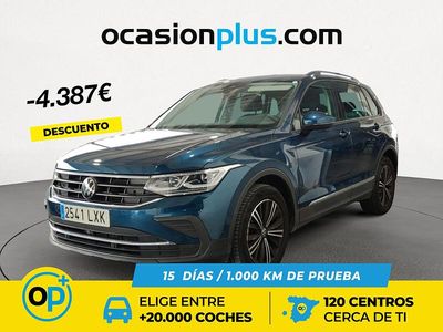 Azul Usado 2022 VW Tiguan Life SUV | 25.990 € (Super precio)