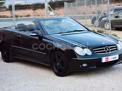 Negro Usado 2007 Mercedes CLK200 Elegance Descapotable | 8500 € (Super precio)