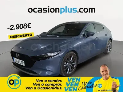 Usado Mazda 3 122 CV (89 kW) 2021 Gris / plata Berlina