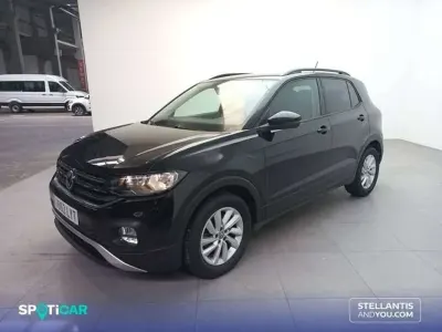 Usado VW T-Cross Advance 110 CV (80 kW) 2022 Negro SUV
