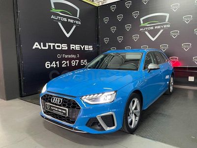Usado Audi A4 S-Line 163 CV (119 kW) 2021 Azul Familiar