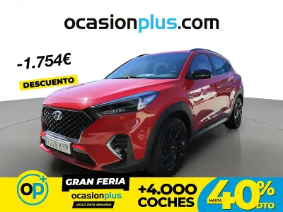 Usado Hyundai Tucson N Line 136 CV (100 kW) 2019 Rojo SUV