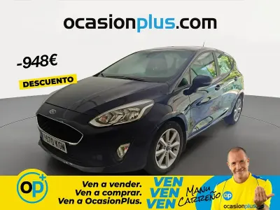 Usado Ford Fiesta Trend+ 100 CV (73 kW) 2017 Azul Utilitario