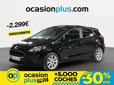 Usado Ford Fiesta Trend 100 CV (73 kW) 2021 Negro Utilitario
