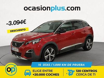 Usado Peugeot 3008 GT-line 150 CV (110 kW) 2017 Rojo SUV