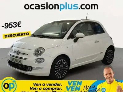 Usado Fiat 500 Lounge 69 CV (50 kW) 2018 Blanco Utilitario