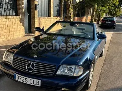 Usado Mercedes SL500 320 CV (235 kW) 1998 Azul Descapotable
