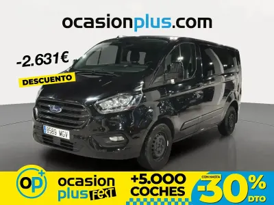Usado Ford Transit Custom Trend 130 CV (95 kW) 2023 Negro Familiar