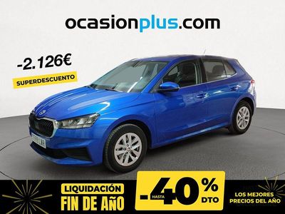 Azul Usado 2022 Skoda Fabia Utilitario | 16.790 € (Precio justo)
