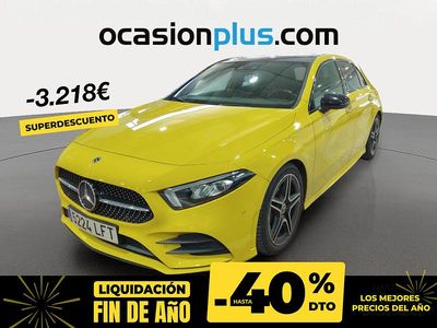 Amarillo Usado 2020 Mercedes A180 Berlina | 21.650 € (Precio justo)