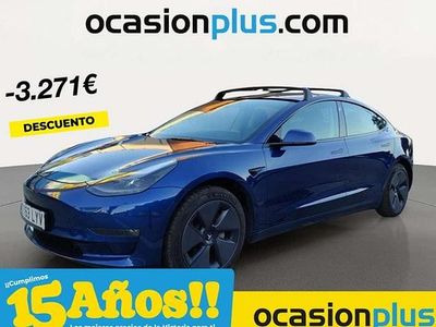 Usado Tesla Model 3 366 kW (498 CV) 2022 Azul Berlina