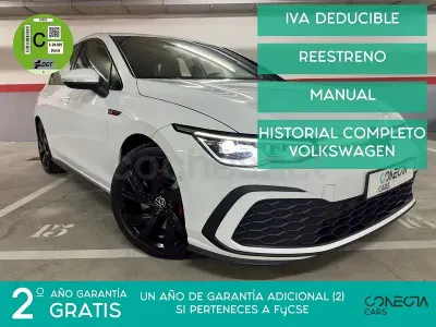 Usado VW Golf VIII GTI 245 CV (180 kW) 2022 Blanco Berlina