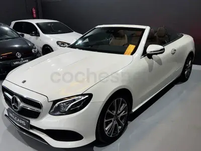 Usado Mercedes E350 299 CV (219 kW) 2019 Blanco Descapotable