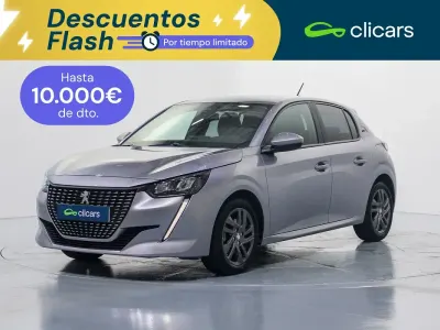 Usado Peugeot 208 Allure 102 CV (75 kW) 2021 Gris Utilitario
