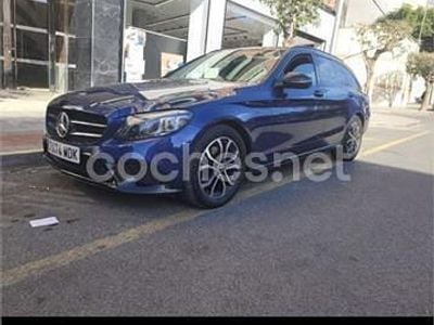 Usado Mercedes C220 170 CV (125 kW) 2018 Azul Familiar