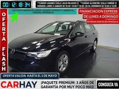 Brugt VW Golf VIII Life 110 HK (80 kW) 2021 Sort Stationcar