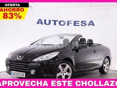 Negro Usado 2008 Peugeot 307 CC Descapotable | 5250 € (Precio justo)
