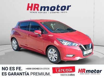 Usado Nissan Micra Acenta 102 CV (75 kW) 2019 Rojo Utilitario