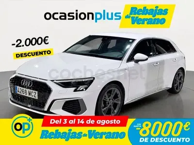 Usado Audi A3 S-Line 150 CV (110 kW) 2022 Blanco Berlina