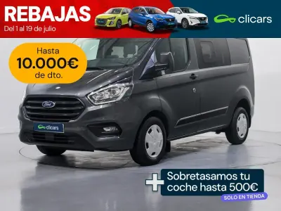 Usado Ford Transit Custom Trend 150 CV (110 kW) 2022 Gris Familiar