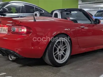 Usado Mazda MX5 Sportive 160 CV (117 kW) 2011 Rojo Descapotable