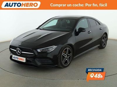 Usado Mercedes CLA180 AMG line 136 CV (100 kW) 2019 Negro Berlina