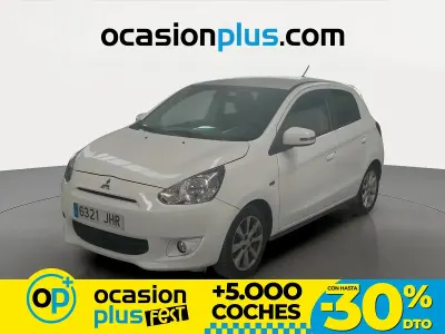 Usado Mitsubishi Space Star Motion 80 CV (58 kW) 2015 Blanco Utilitario