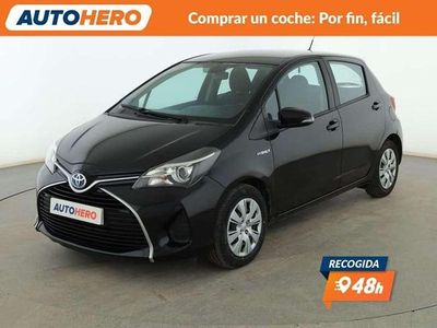 Usado Toyota Yaris Hybrid Active 99 CV (72 kW) 2017 Negro Utilitario