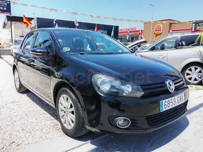 Usado VW Golf VI Advance 105 CV (77 kW) 2010 Negro Utilitario