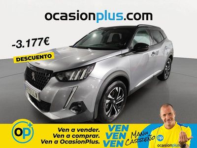 Usado Peugeot 2008 GT 130 CV (95 kW) 2020 Gris SUV