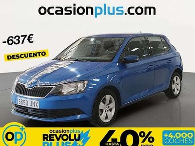 Usado Skoda Fabia Ambition 75 CV (55 kW) 2016 Azul Utilitario