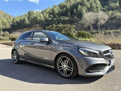 Usado Mercedes A200 AMG line 136 CV (100 kW) 2015 Gris / plata Berlina