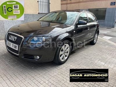 Negro Usado 2007 Audi A3 Ambition Berlina | 8900 € (Precio justo)