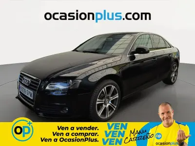 Usado Audi A4 190 CV (139 kW) 2010 Negro Berlina