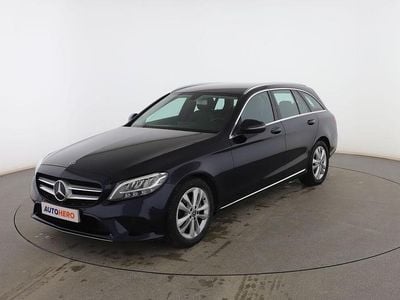 Usado Mercedes C220 194 CV (142 kW) 2019 Azul Familiar