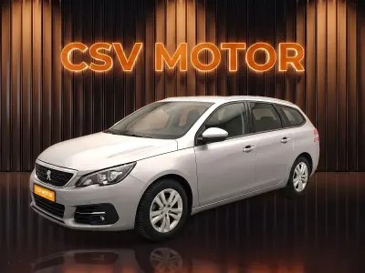 Usado Peugeot 308 SW Active 110 CV (80 kW) 2018 Gris Familiar