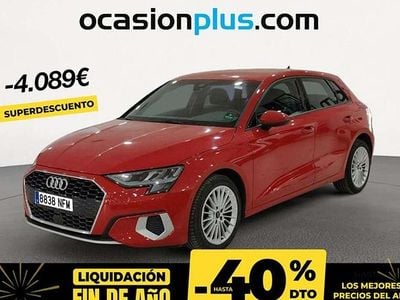 Rojo Usado 2023 Audi A3 Sportback Advanced Utilitario | 20.861 € (Buen precio)