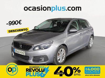 Usado Peugeot 308 Active 130 CV (95 kW) 2018 Gris