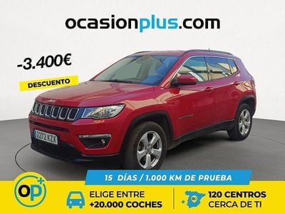 Usado Jeep Compass Longitude 120 CV (88 kW) 2019 Rojo SUV