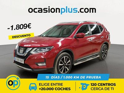 Rojo Usado 2018 Nissan X-Trail Tekna SUV | 19.900 € (Precio justo)