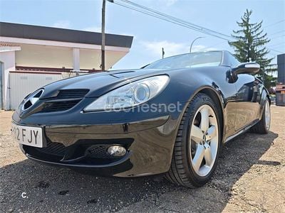 Usado Mercedes SLK200 163 CV (119 kW) 2004 Negro Descapotable