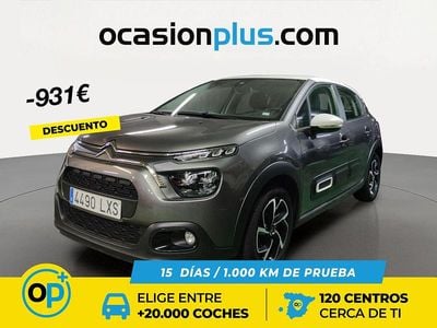 Usado Citroën C3 Feel 83 CV (61 kW) 2022 Gris Utilitario