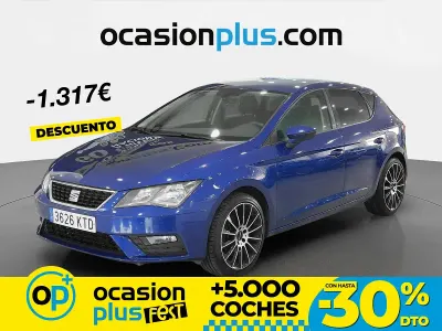 Usado Seat Leon Reference 115 CV (84 kW) 2019 Azul