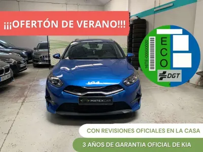 Usado Kia Ceed 136 CV (100 kW) 2022 Azul Utilitario
